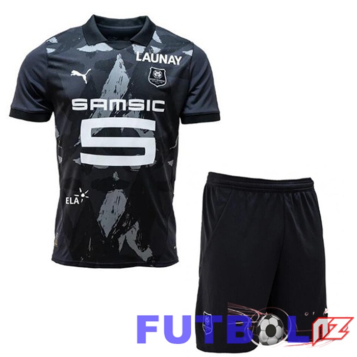 Camisetas De Futbol Stade Rennais Ninos Tercera Negro 2024/2025