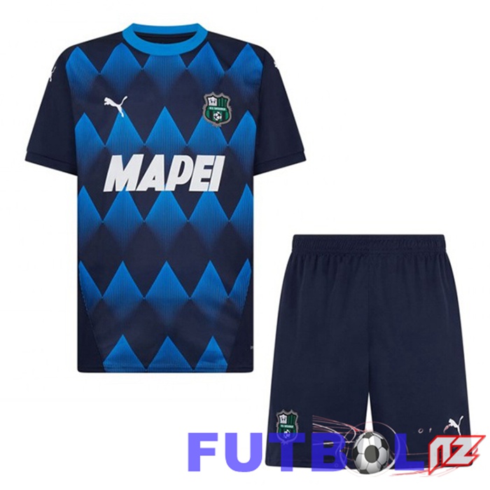Camisetas De Futbol US Sassuolo Ninos Tercera Azul 2024/2025