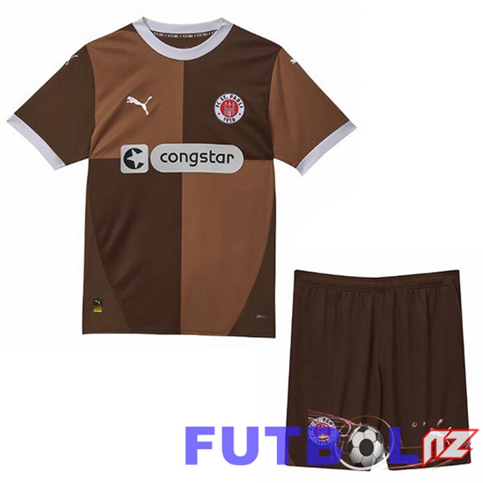 Camisetas De Futbol FC St. Pauli Ninos Primera Amarillo 2024/2025