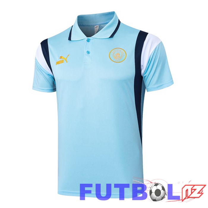Camiseta Polo Manchester City Azul 2024/2025