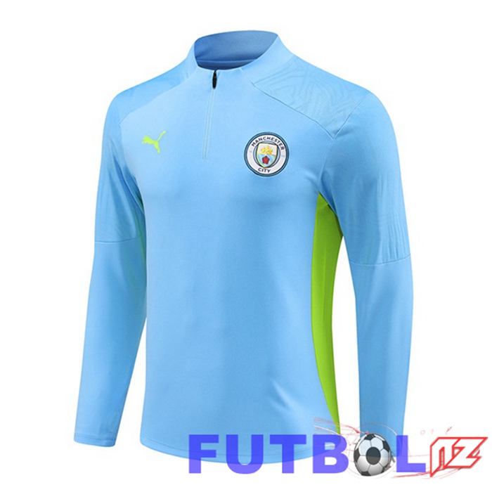 Sudadera De Entrenamiento Manchester City Azul 2024/2025