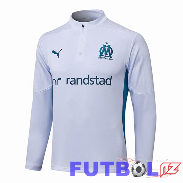 Sudadera De Entrenamiento Marsella OM Blanco 2024/2025
