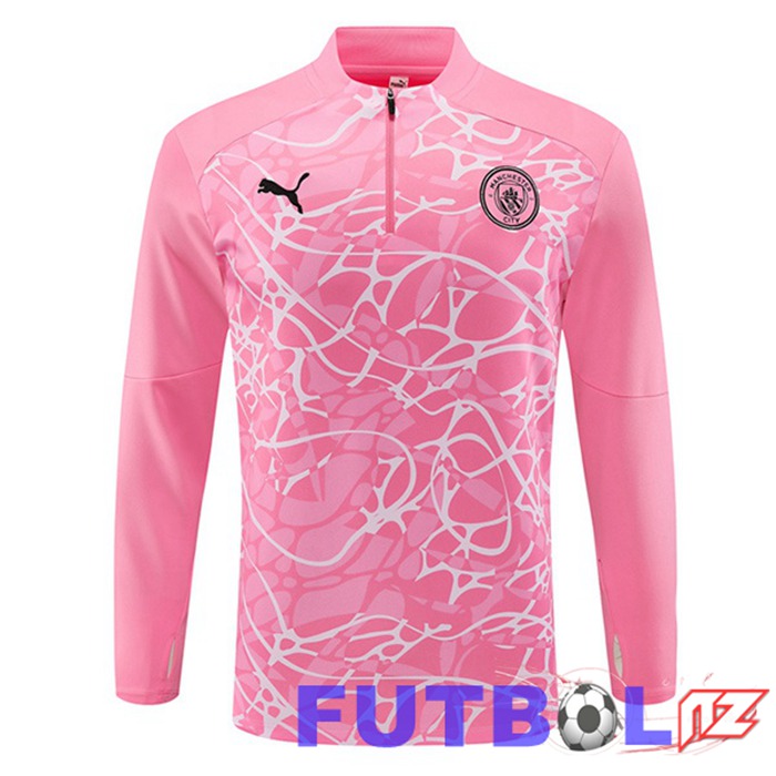 Sudadera De Entrenamiento Manchester City Rosa 2024/2025