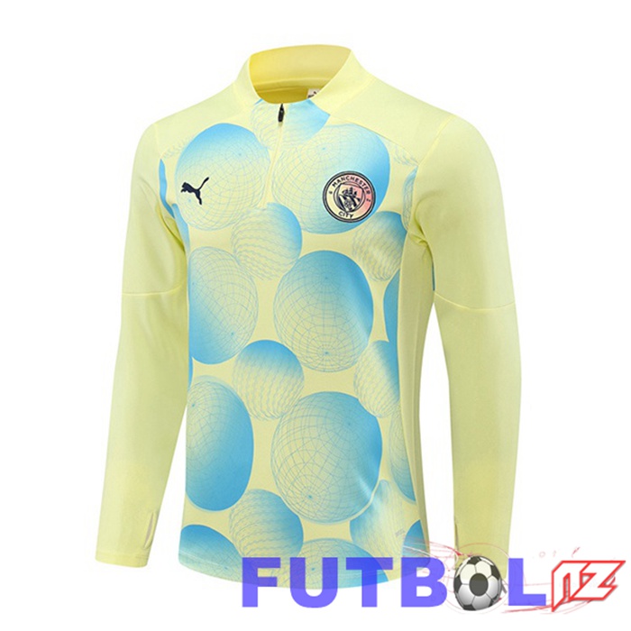 Sudadera De Entrenamiento Manchester City Amarillo 2024/2025