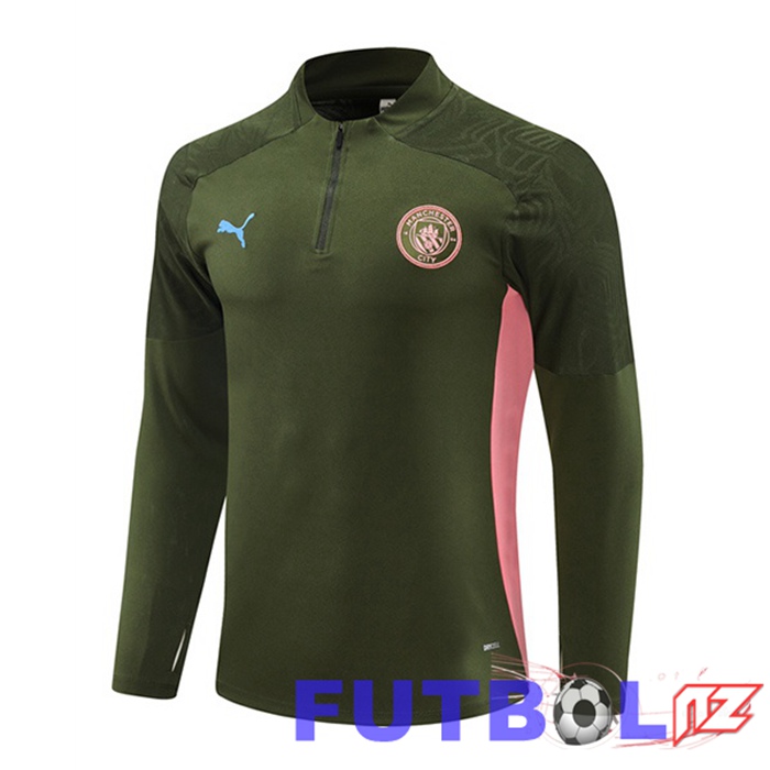 Sudadera De Entrenamiento Manchester City Verde 2024/2025
