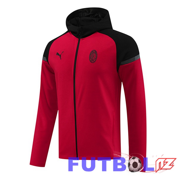 Sudadera Con Capucha AC Milan Rojo 2024/2025