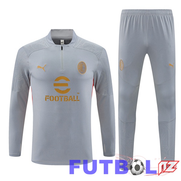 Chandal Equipos De Futbol AC Milan Gris 2024/2025