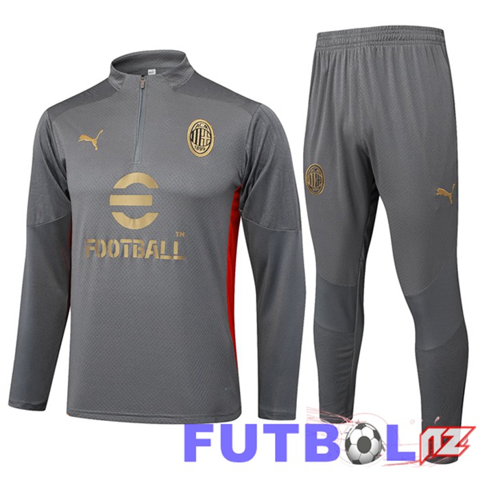 Chandal Equipos De Futbol AC Milan Gris 2024/2025