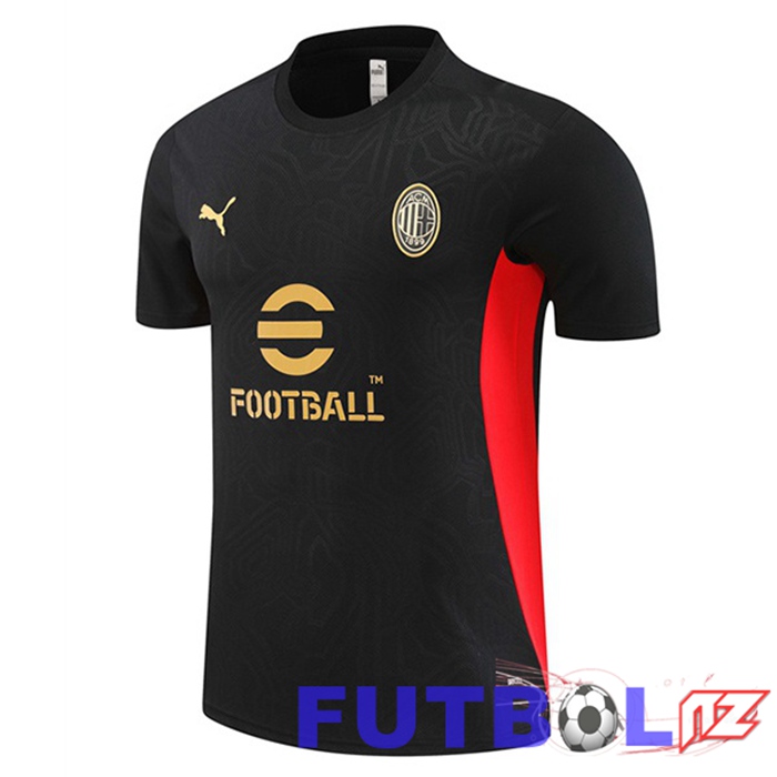 Camiseta Entrenamiento AC Milan Negro 2024/2025