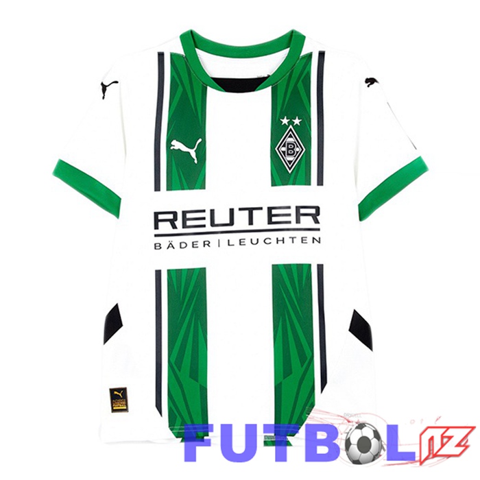 Camisetas De Futbol Monchengladbach Primera Blanco 2024/2025
