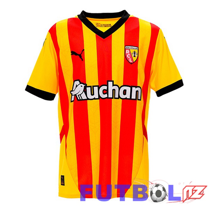 Camisetas De Futbol RC Lens Primera Amarillo Rojo 2024/2025