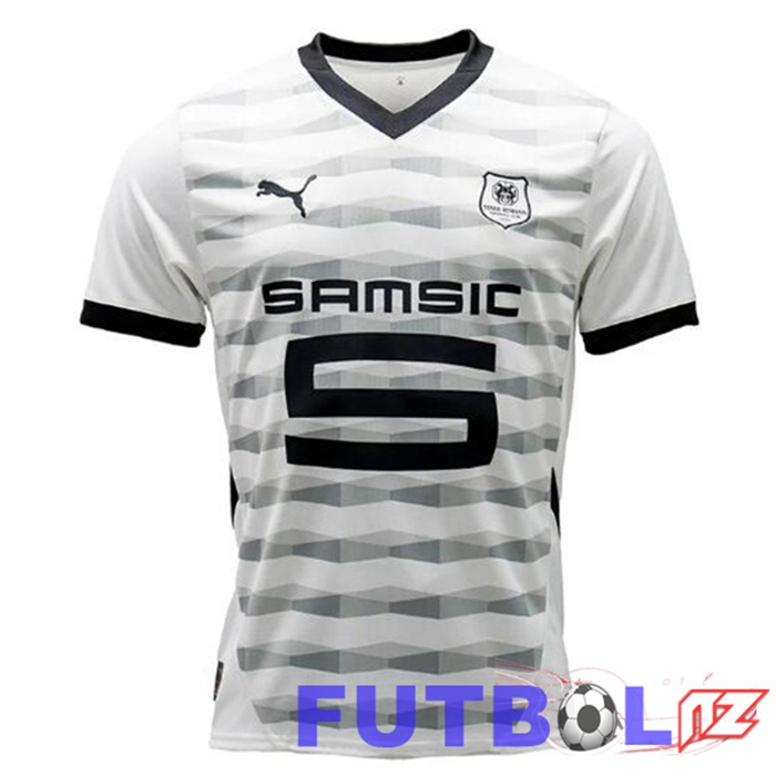 Camisetas De Futbol Stade Rennais Segunda Blanco 2024/2025