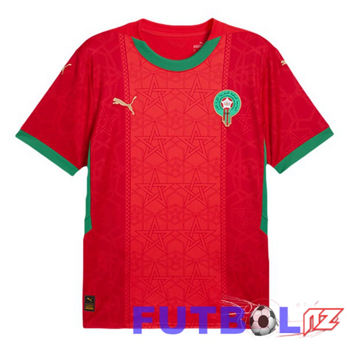 Camisetas De Futbol Equipe De Marruecos Primera Rojo 2024/2025