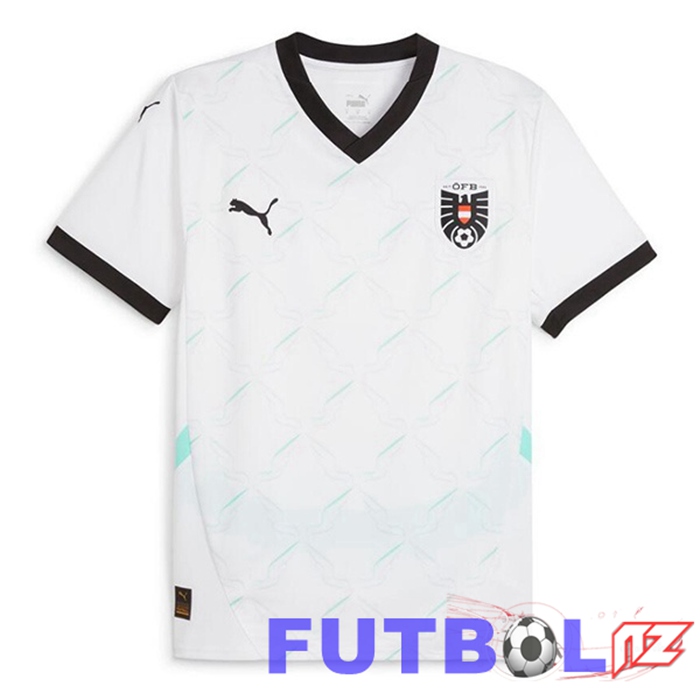 Camiseta Nacional Austria Segunda Blanco 2024/2025