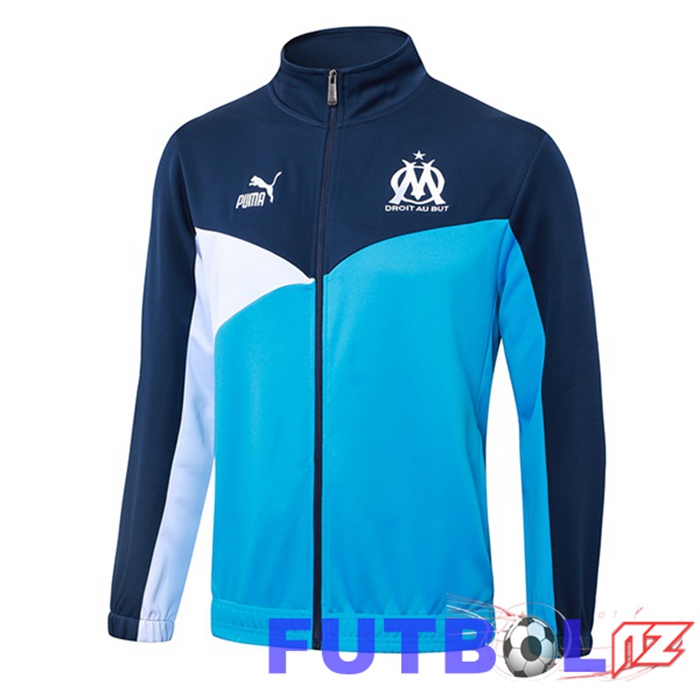 Chaquetas Futbol Marsella OM Azul Real 2024/2025