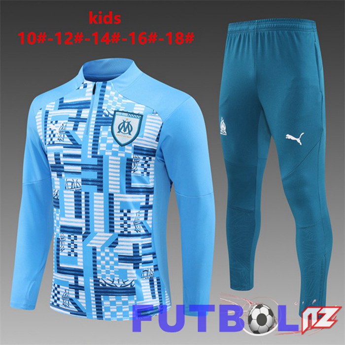 Chandal Equipos De Futbol Marsella OM Ninos Azul 2024/2025