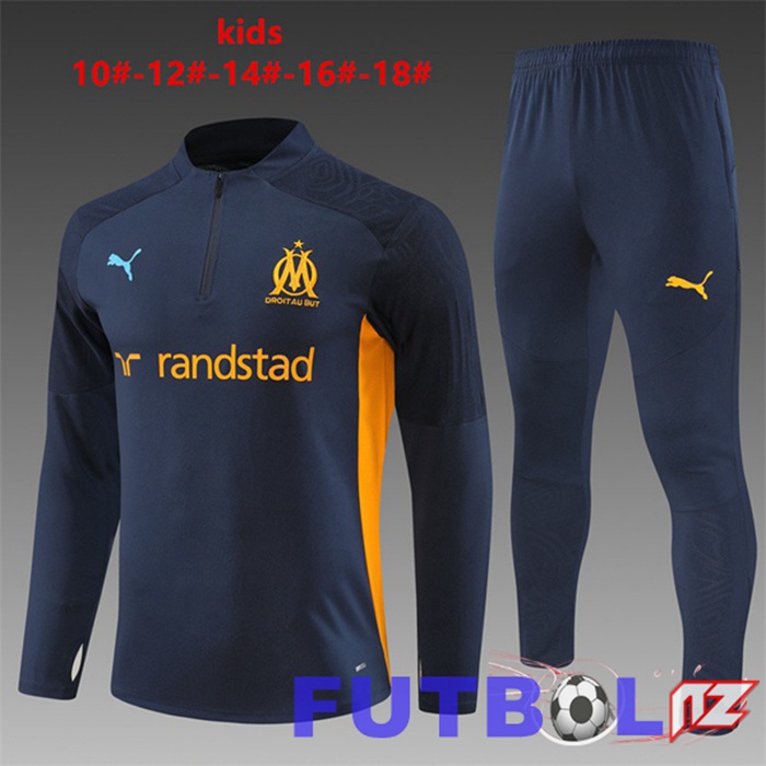 Chandal Equipos De Futbol Marsella OM Ninos Azul Real 2024/2025