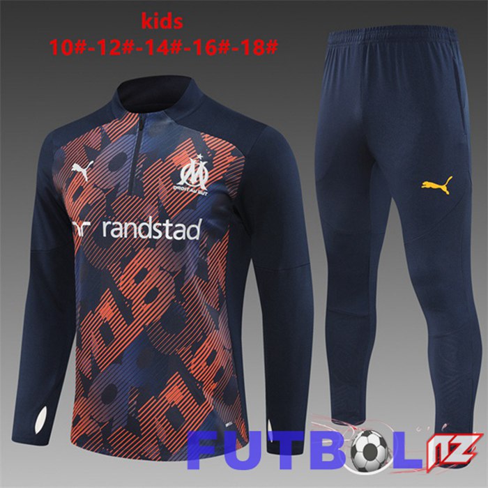 Chandal Equipos De Futbol Marsella OM Ninos Azul Real 2024/2025
