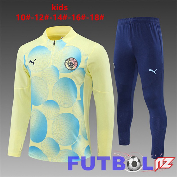 Chandal Equipos De Futbol Manchester City Ninos Amarillo 2024/2025