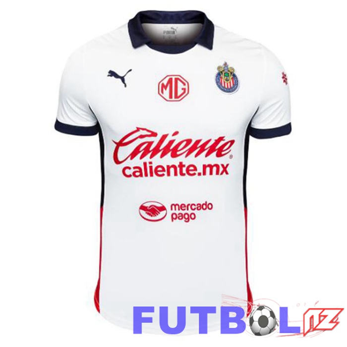 Camisetas De Futbol CD Guadalajara Segunda Blanco 2024/2025