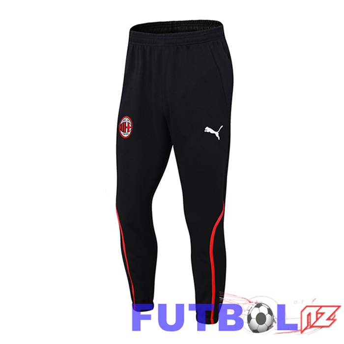 Pantalon Entrenamiento AC Milan Negro 2024/2025