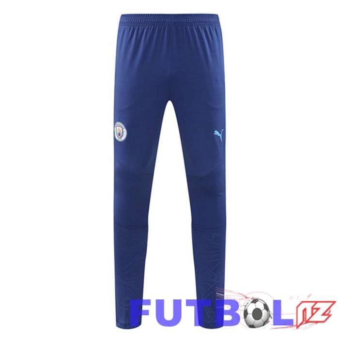 Pantalon Entrenamiento Manchester City Azul 2024/2025