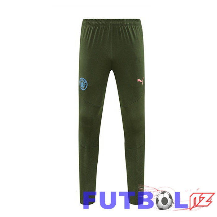 Pantalon Entrenamiento Manchester City Verde 2024/2025
