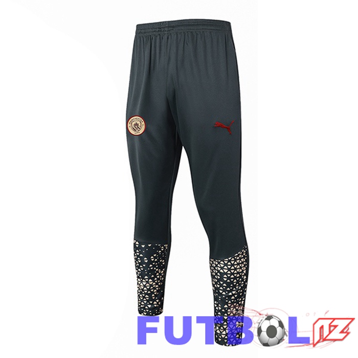 Pantalon Entrenamiento Manchester City Gris 2024/2025