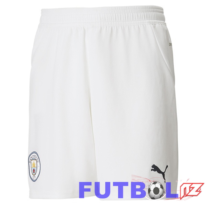Cortos de Futbol Manchester City Primera Blanco 2024/2025