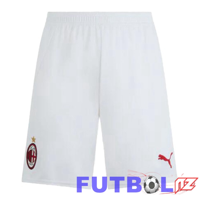 Cortos de Futbol AC Milan Primera Blanco 2024/2025