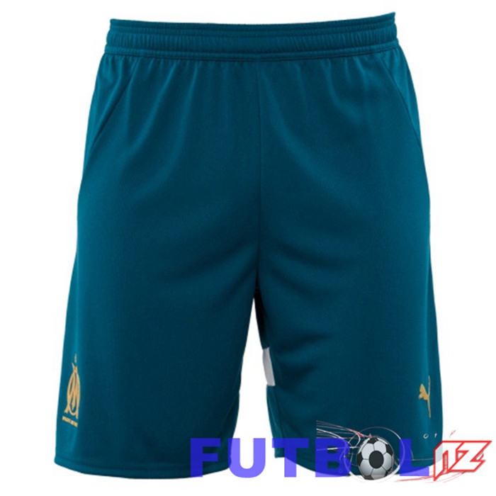 Cortos de Futbol Marsella OM Segunda Azul 2024/2025