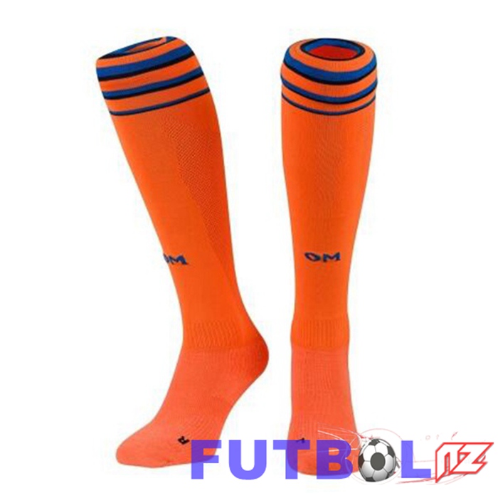 Calcetines De Futbol Marsella OM Tercera Naranja 2024/2025