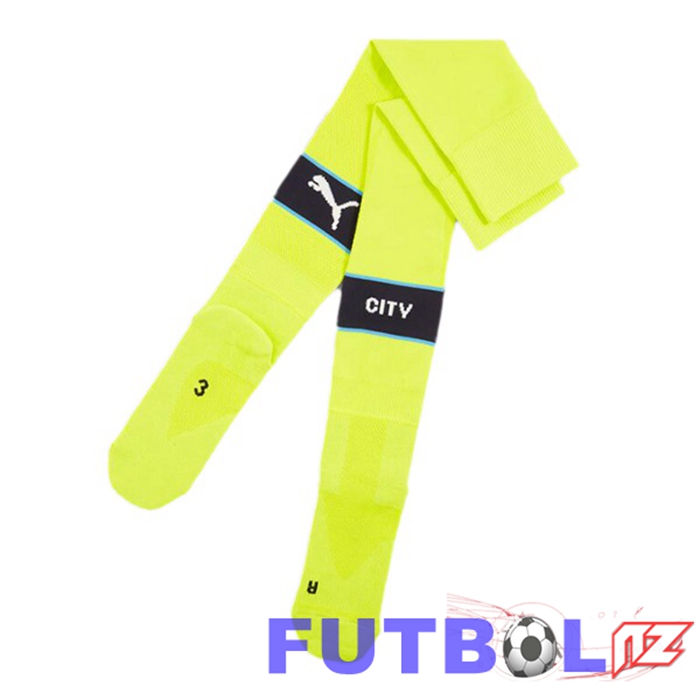 Calcetines De Futbol Manchester City Segunda Verde 2024/2025