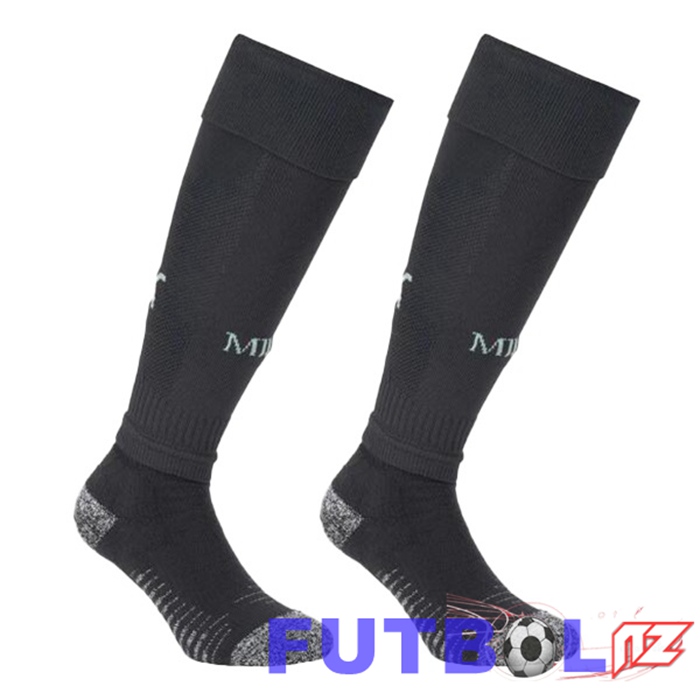 Calcetines De Futbol AC Milan Tercera Negro 2024/2025
