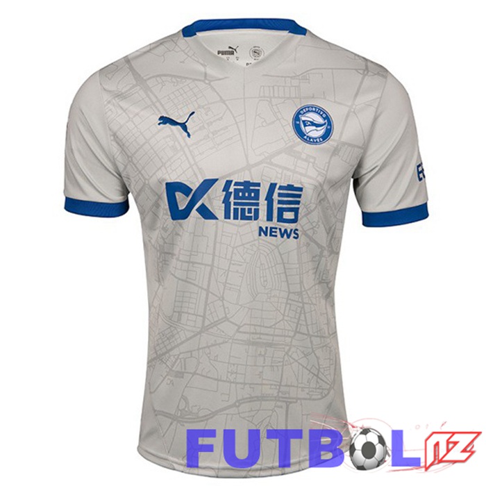 Camisetas De Futbol Deportivo Alaves Segunda Gris 2024/2025