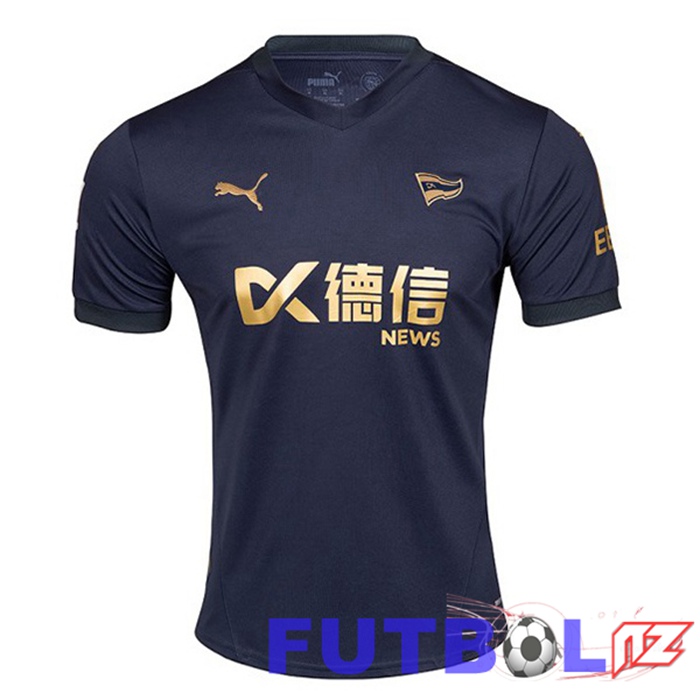 Camisetas De Futbol Deportivo Alaves Tercera Negro 2024/2025
