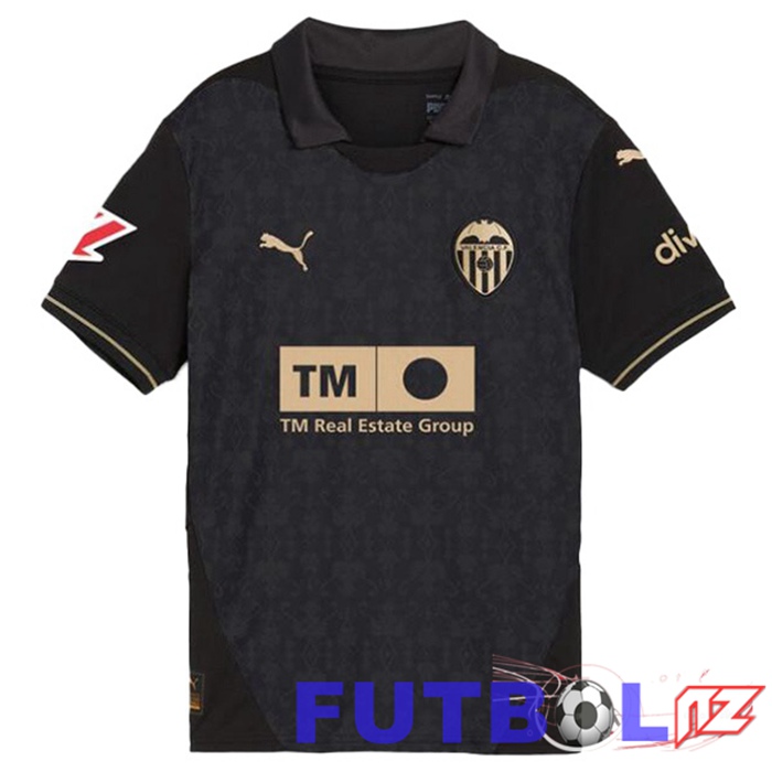 Camisetas De Futbol Valencia CF Segunda Negro 2024/2025