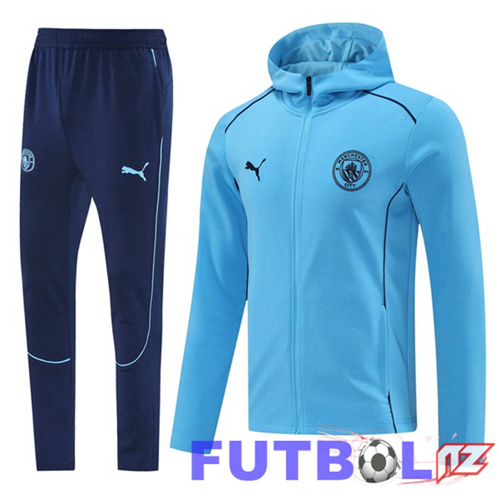 Chandal Futbol - Rompevientos Manchester City Azul 2025/2026
