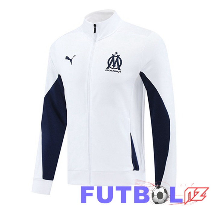 Chaquetas Futbol Marsella OM Blanco 2025/2026