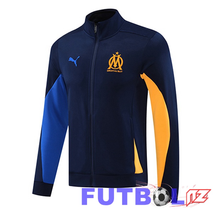 Chaquetas Futbol Marsella OM Azul Real 2025/2026