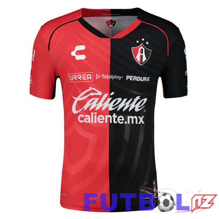Camisetas De Futbol Atlas FC Primera Negro Rojo 2024/2025