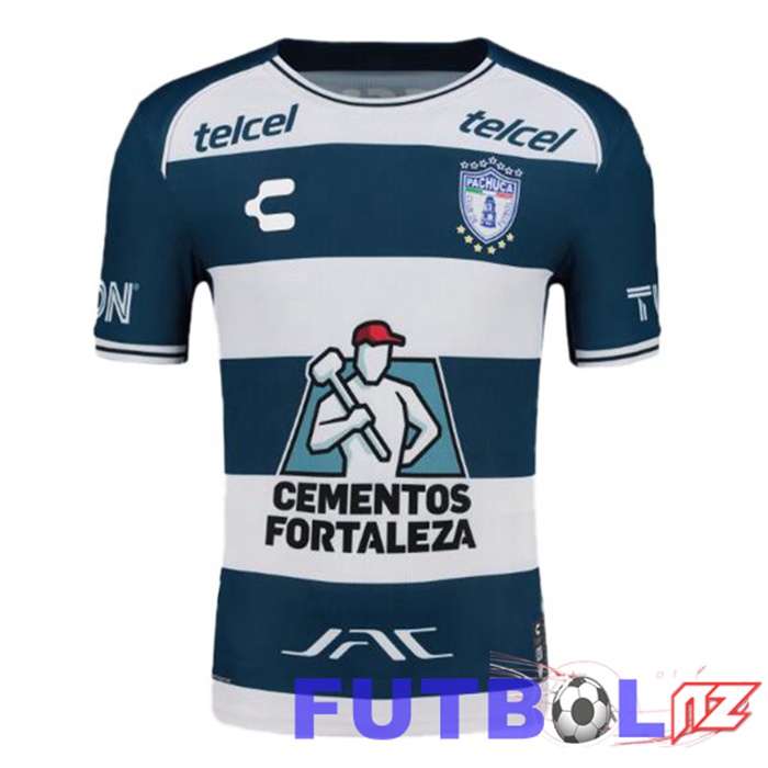 Camisetas De Futbol CF Pachuca Primera Blanco Azul 2024/2025