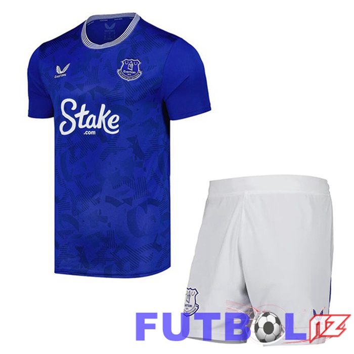 Camisetas De Futbol Everton Ninos Primera Azul 2024/2025