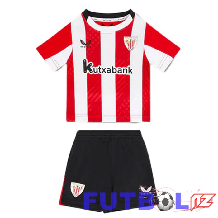 Camisetas De Futbol Athletic Club Ninos Primera Rojo 2024/2025