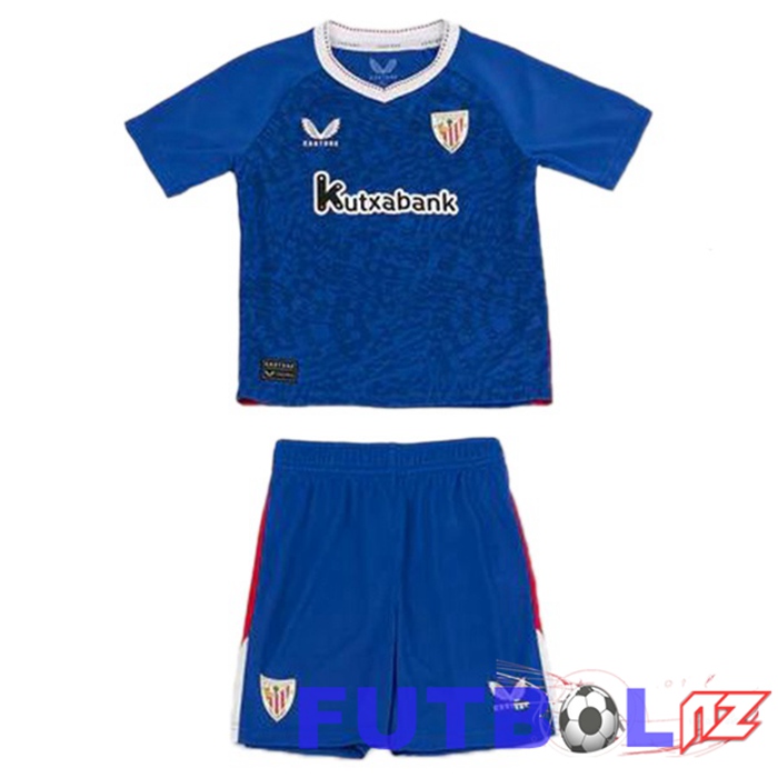 Camisetas De Futbol Athletic Club Ninos Segunda Azul 2024/2025