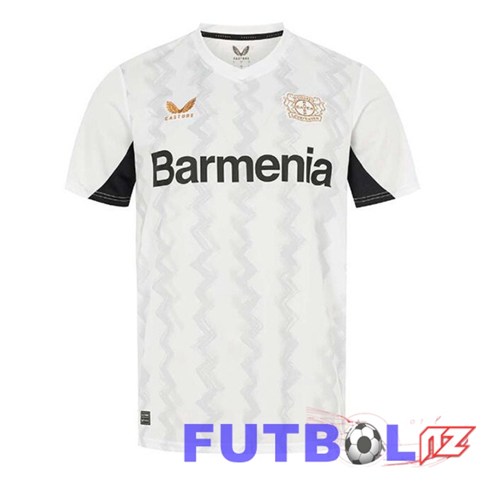 Camisetas De Futbol Bayer 04 Leverkusen Segunda Blanco 2024/2025