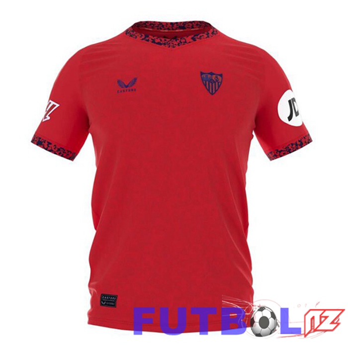 Camisetas De Futbol Sevilla FC Segunda Rojo 2024/2025