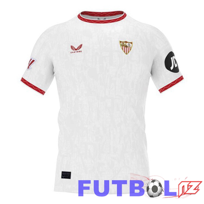 Camisetas De Futbol Sevilla FC Primera Blanco 2024/2025