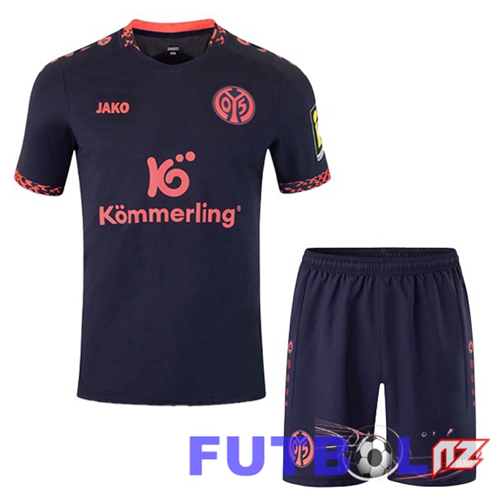Camisetas De Futbol FSV Mainz 05 Ninos Segunda Negro 2024/2025
