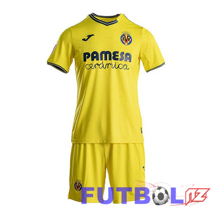 Camisetas De Futbol Villarreal Ninos Primera Amarillo 2024/2025